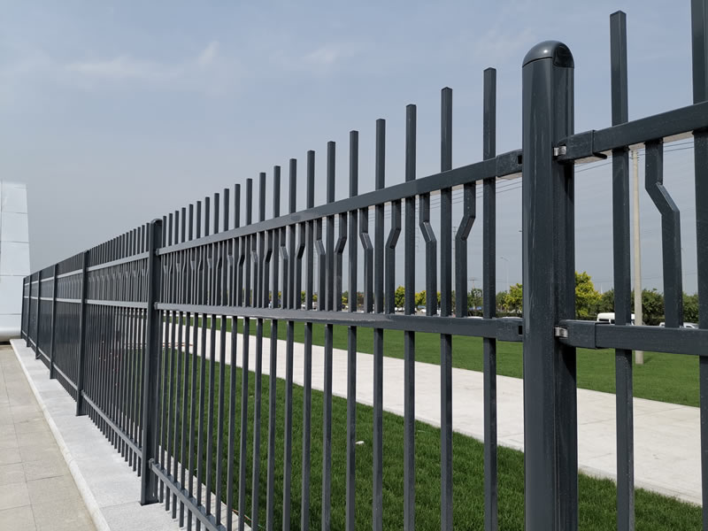 Symmetrical Wave Post Steel Fence