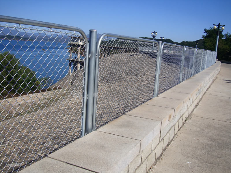 Chain link fence