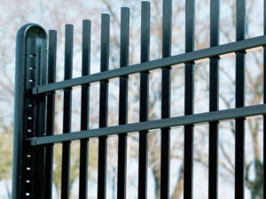 Symmetrical Concave Post Steel Fence